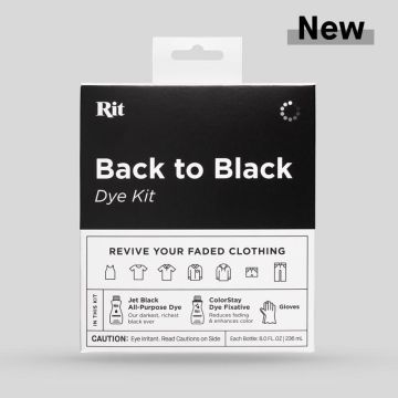 Rit Dye Back to Black Kit Black 