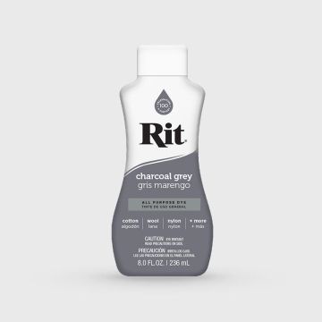 Rit Dye Liquid 62 Charcoal Grey 236ml