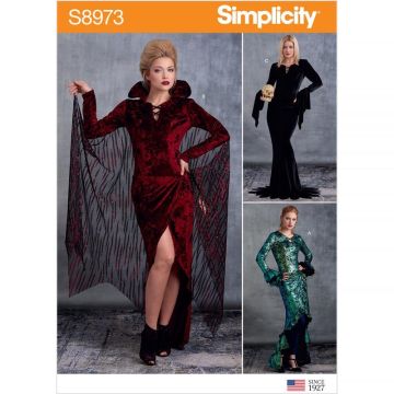 Simplicity Sewing Pattern 8973 (R5) - Misses Halloween Costume 14-22 US8973R5 14-22