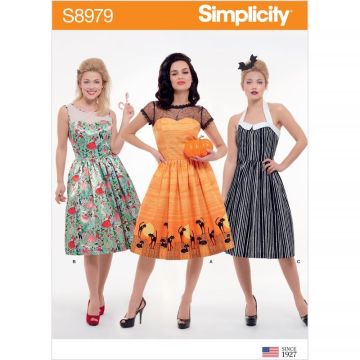 Simplicity Sewing Pattern 8979 (H5) - Misses Classic Halloween Costume 6-14 US8979H5 6-14