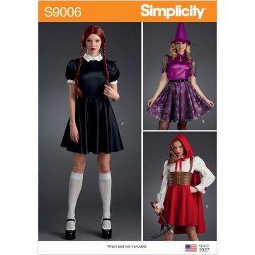 Simplicity Sewing Pattern 9006 (H5) - Misses Halloween Costumes 6-14 9006H5 6-14