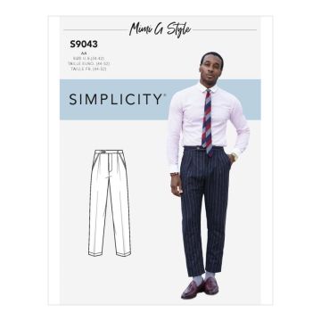 Simplicity Sewing Pattern 9043 (AA) - Men's Pants 34-42 9043AA 34-42