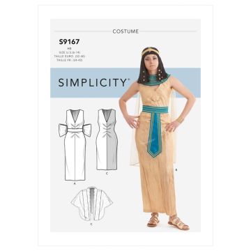 Simplicity Sewing Pattern 9167 (H5) - Misses Costumes 6-14 SS9167H5 6-14