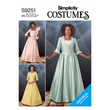 Simplicity Sewing Pattern 9251 (H5) - Misses Costume 6-14 S9251H5 6-14
