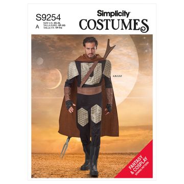 Simplicity Sewing Pattern 9254 (A) - Mens Costume XS-XL S9254A XS-XL