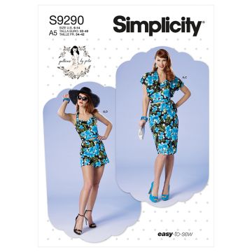 Simplicity Sewing Pattern 9290 (E5) - Misses Bolero Sarong & Shorts 14-22 S9290E5 14-22