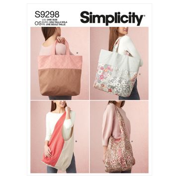 Simplicity Sewing Pattern 9298 (OS) - Tote Bags One Size S9298OS One Size