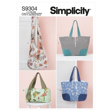 Simplicity Sewing Pattern 9304 (OS) - Bags One Size S9304OS One Size