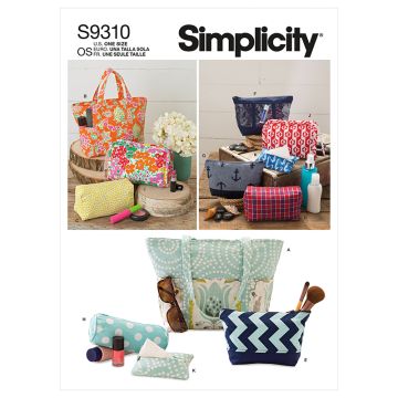 Simplicity Sewing Pattern 9310 (OS) - Totes & Bags One Size S9310OS One Size