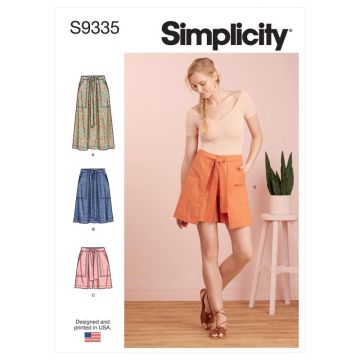Simplicity Sewing Pattern 9335 (R5) - Misses Skirts 14-22 SS9335R5 14-22