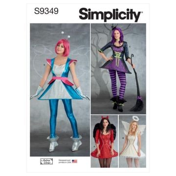Simplicity Sewing Pattern 9349 (H5) - Misses Costumes 6-14 SS9349H5 6-14