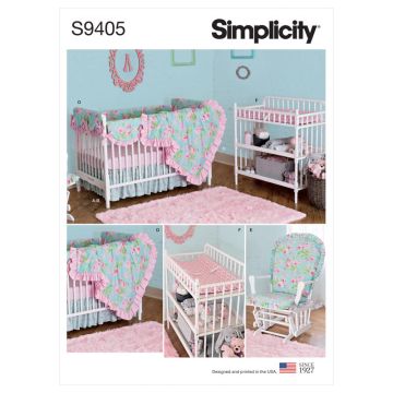Simplicity Sewing Pattern 9405 (OS) - Nursery Decor One Size SS9405OS One Size