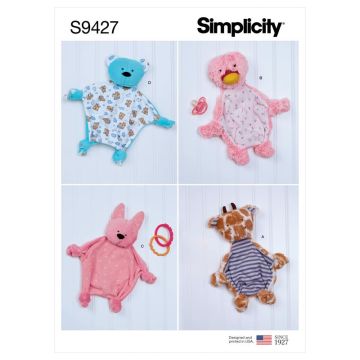 Simplicity Sewing Pattern 9427 (OS) - Baby Sensory Blankets One Size SS9427OS One Size