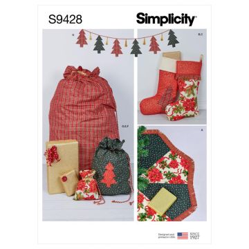 Simplicity Sewing Pattern 9428 (OS) - Holiday Accessories One Size SS9428OS One Size