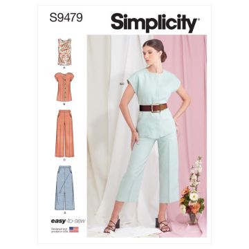 Simplicity Sewing Pattern 9479 (H5) - Misses Sportswear 6-14