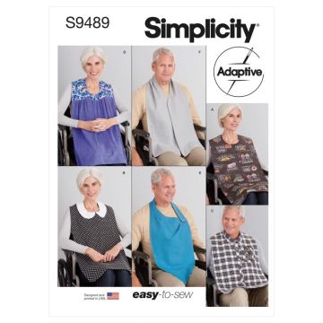 Simplicity Sewing Pattern 9489 (OS) - Adult Bibs One Size
