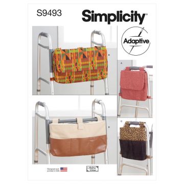 Simplicity Sewing Pattern 9493 (OS) - Walker Bags One Size