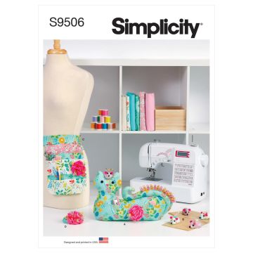 Simplicity Sewing Pattern 9506 (AA) - Cat & Mouse Sewing Organizer One Size