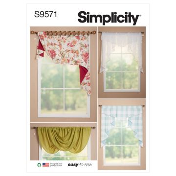 Simplicity Sewing Pattern 9571 (OS) - Valances & Swags One Size