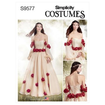 Simplicity Sewing Pattern 9577 (H5) - Misses Fantasy Costume 6-14