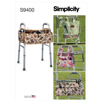 Simplicity Sewing Pattern 9400 (OS) - Walker & Bag Accessories One Size SS9400OS One Size