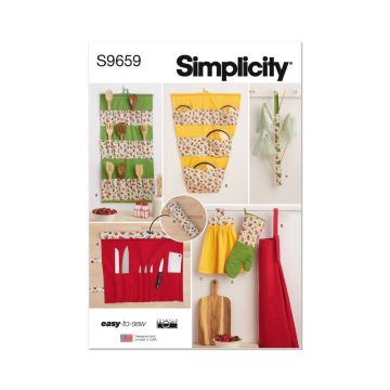 Simplicity Sewing Pattern 9659 (OS) Kitchen Accessories by Theresa LaQuey  OS