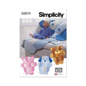 Simplicity Sewing Pattern 9674 (OS) Rag Quilt by Longia Miller  One Size