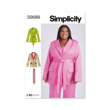Simplicity Sewing Pattern 9688 (M1) Misses' and Women's Jacket  10-18