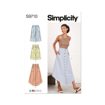 Simplicity Sewing Pattern 9710 (K5) Misses' Skirts  8-16