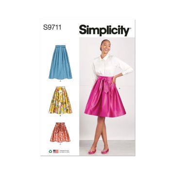 Simplicity Sewing Pattern 9711 (D5) Misses' Skirts  4-12