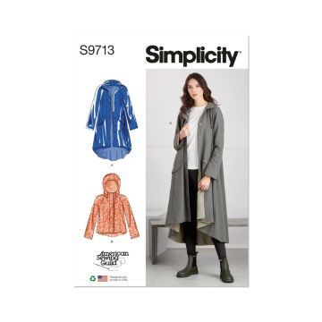 Simplicity Sewing Pattern 9713 (K5) Jacket American Sewing Guild  8-16