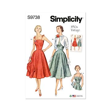 Simplicity Sewing Pattern 9738 (H5) Misses' Dresses and Jacket  6-14