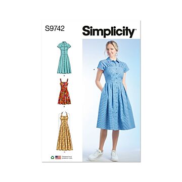 Simplicity Sewing Pattern 9742 (D5) Misses' Dresses  4-12