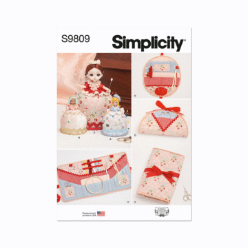 Simplicity Sewing Pattern 9809 (OS) Pincushion Doll by Shirley Botsford  ONE SIZE