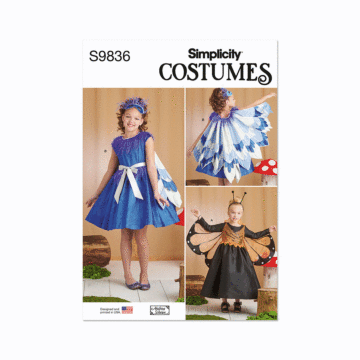 Simplicity Sewing Pattern 9836 (HH) Childrens Costumes by Andrea Schewe  3-4-5-6