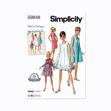 Simplicity Sewing Pattern 9848 (K5) Misses' Dresses  8-10-12-14-16