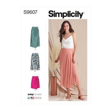 Simplicity Sewing Pattern 9607 (H5) - Misses Skirt 6-14