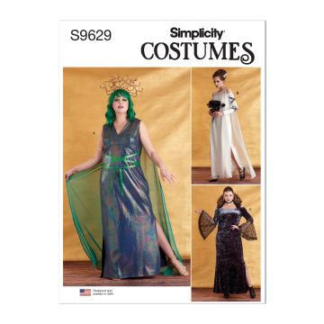 Simplicity Sewing Pattern 9629 (BB) - Misses & Womens Costumes 20-28
