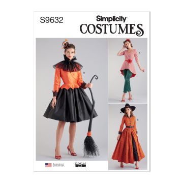 Simplicity Sewing Pattern 9632 (H5) - Misses Costumes 6-14