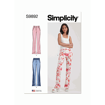 Simplicity Sewing Pattern 9892 (Y5) Misses Jeans  18-26