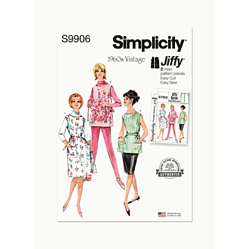Simplicity Sewing Pattern 9906 (A) Misses' Apron in Two Lengths  XS-XL