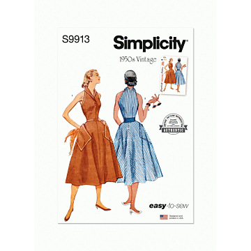 Simplicity Sewing Pattern 9913 (U5) Misses Dress  16-24