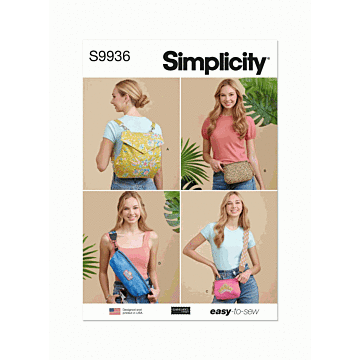 Simplicity Sewing Pattern 9936 (OS) Purse & Bags by Elaine Heigl Designs  OS