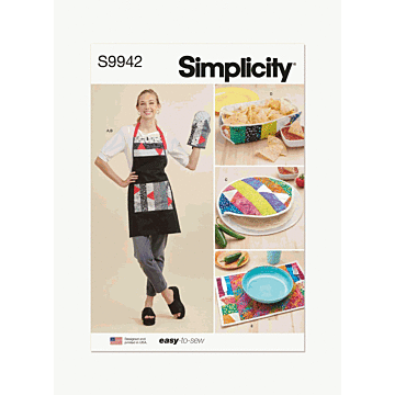 Simplicity Sewing Pattern 9942 (OS) Kitchen Acces. by Carla Reiss Design  OS