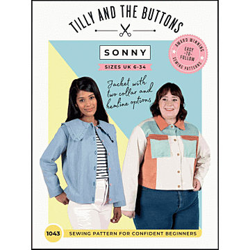Tilly and the Buttons Sewing Pattern 1043 Sonny Jacket  6-34