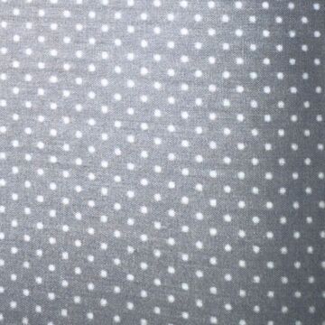 MP Spots Polycotton 1m - Grey