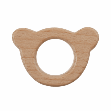 Trimits Wooden Craft Shapes Teddy Natural 5 x 6 x 1cm