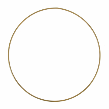 Wire Craft Hoop Gold 25cm