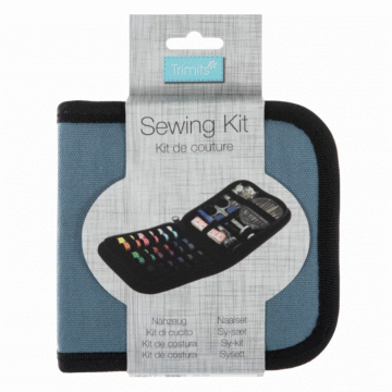 Trimits Small Sewing Kit Blue 2.5cm x 12cm x 12.5cm