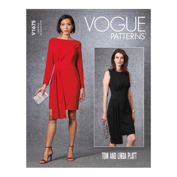 Vogue Sewing Pattern 1675 (E5) - Misses Evening Dress V1675E5 14-22 V1675E5 14-22